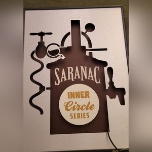Saranac LED neon sign